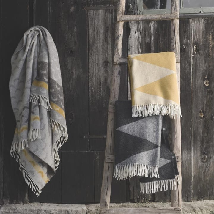 Rime wool throw, charcoal Scandi Living