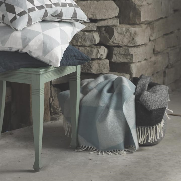 Rime wool throw, charcoal Scandi Living