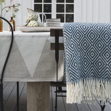 Salt wool throw - dusty blue - Scandi Living