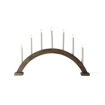 Sky advent candle bow 41 cm - Dark oil - Scandi Living