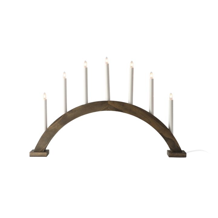 Sky advent candle bow 41 cm, Dark oil Scandi Living