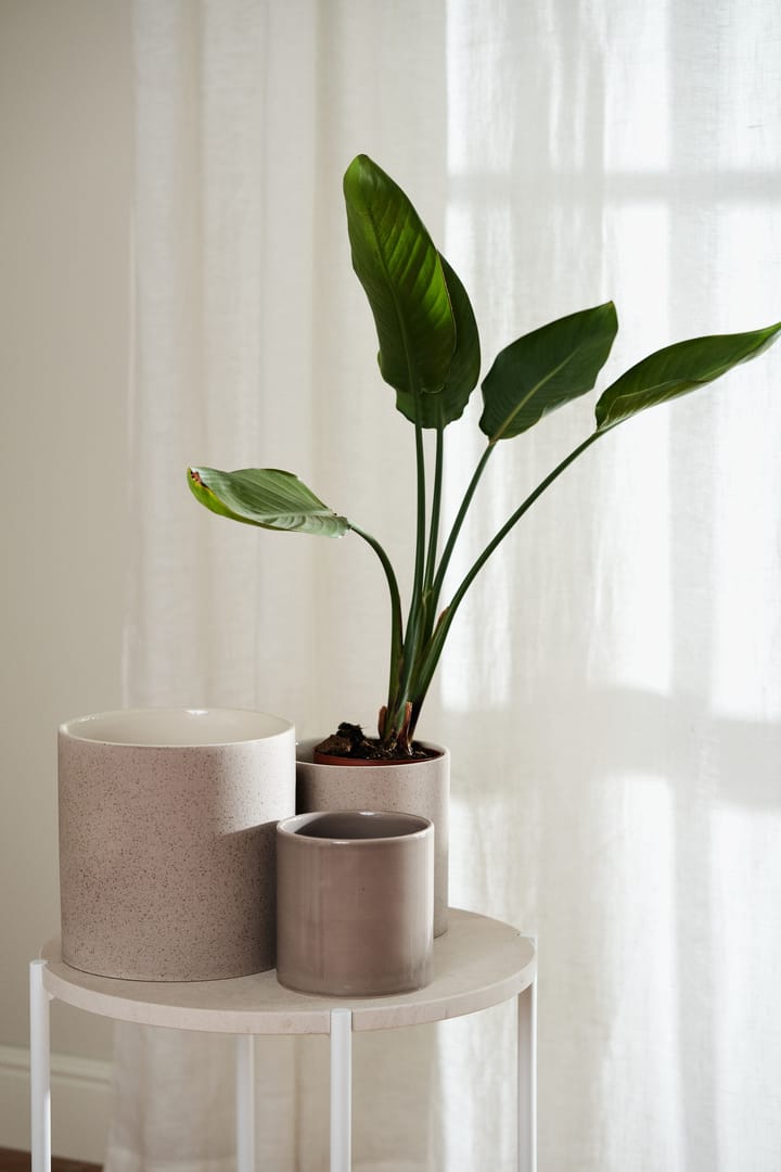 Sleek pot Ø12 cm, Beige Scandi Living