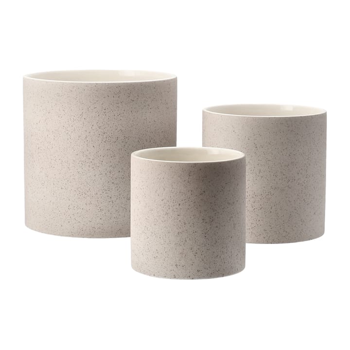 Speckled pot Ø12 cm, Beige Scandi Living