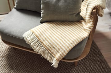 Tidal wool throw 130x180 cm - Mustard - Scandi Living