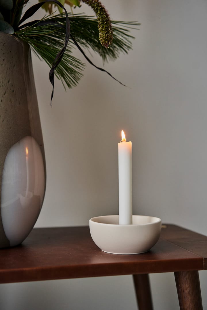 Valley candle sticks Ø12 cm, Beige Scandi Living