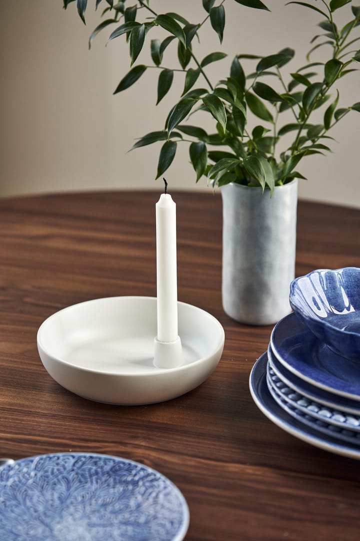 Valley candle sticks Ø21 cm, White Scandi Living