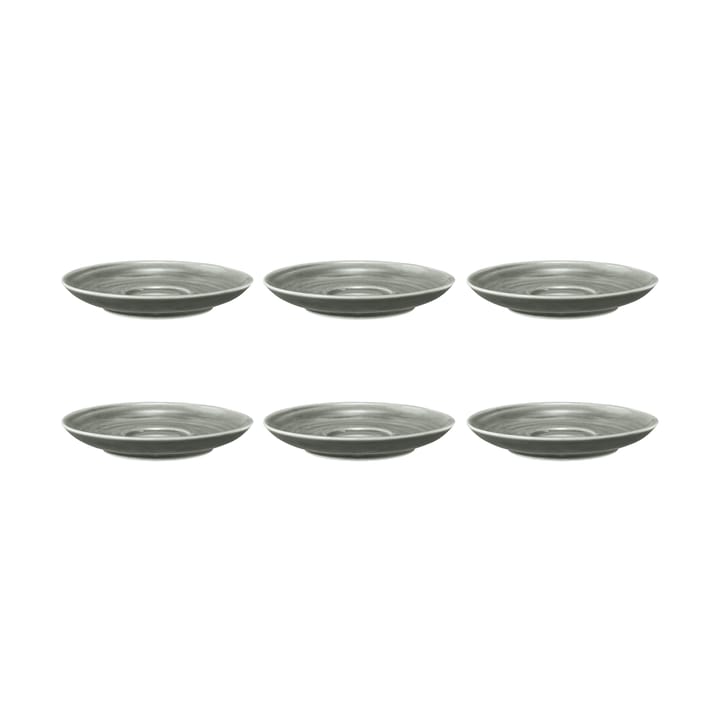 Terra coffee saucer Ø12 cm 6-pack - Pearl Grey - Seltmann Weiden