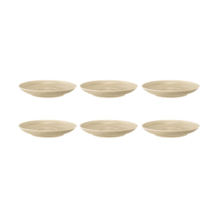 Terra coffee saucer Ø12 cm 6-pack - Sand Beige - Seltmann Weiden