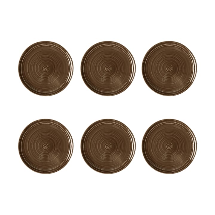 Terra plate Ø17.7 cm 6-pack, Earth Brown Seltmann Weiden