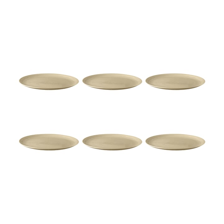 Terra plate Ø27.8 cm 6-pack - Sand Beige - Seltmann Weiden