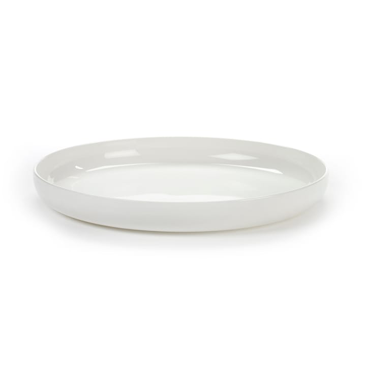 Base plate with high rim white, 24 cm Serax