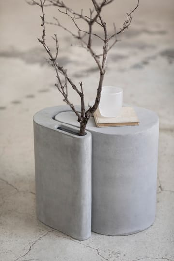 Concrete stool/sidotable 37 cm - Grey - Serax