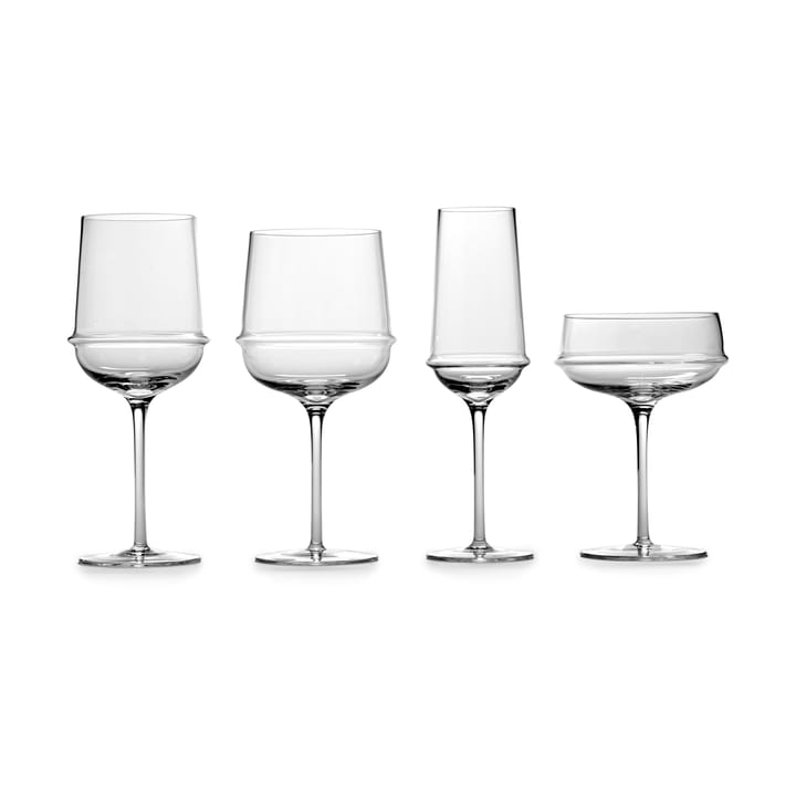 Dune red wine glass 45 cl 4-pack, Clear Serax