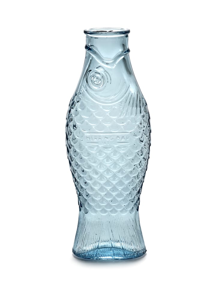 Fish & Fish glass bottle 85 cl, Light blue Serax