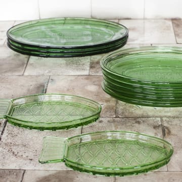 Fish & Fish plate 10x23 cm - green - Serax