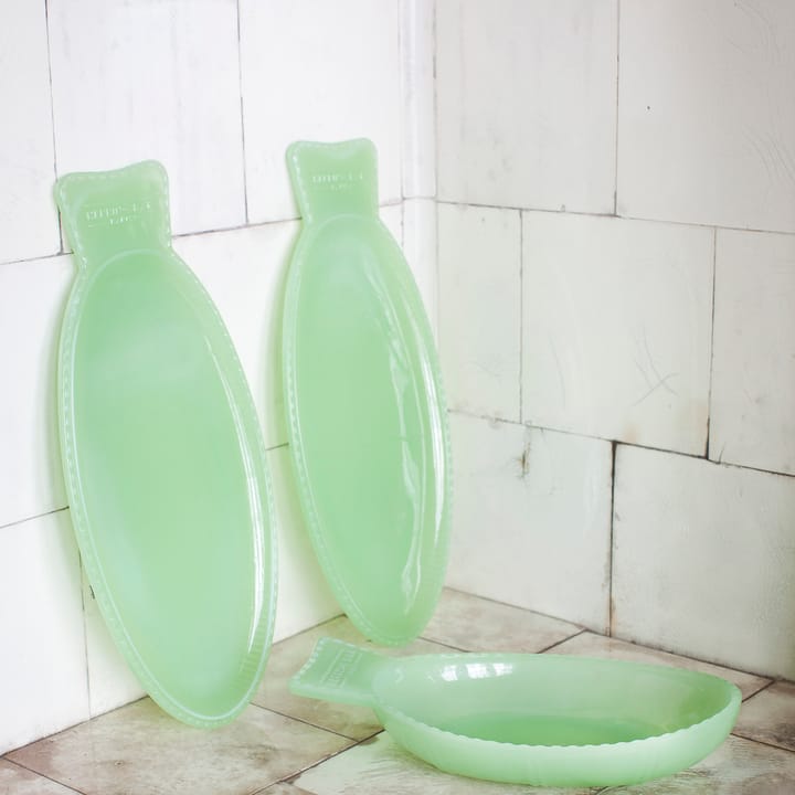 Fish & Fish serving saucer 16x35 cm, jadeite green Serax