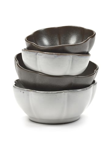 Inku apero bowl 4 pieces - Green-white - Serax