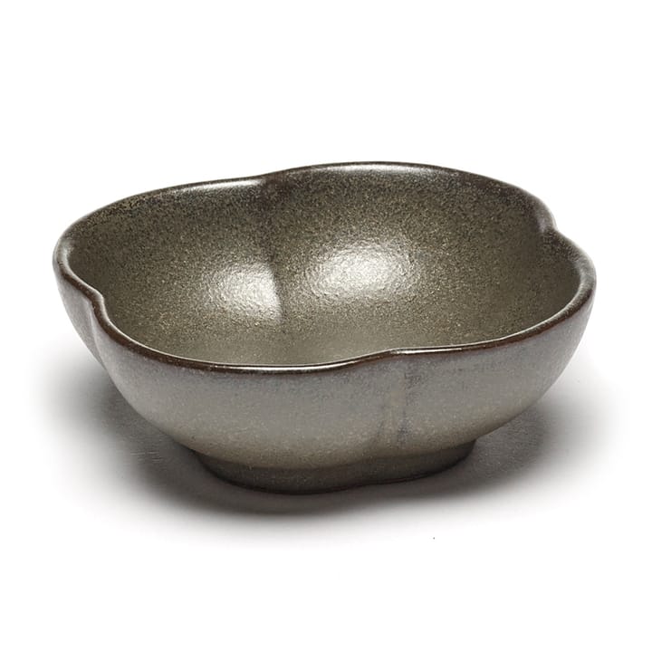 Inku ridged bowl S 9 cm, Green Serax