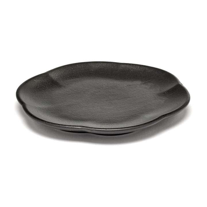 Inku ridged plate M 13.9 cm, Black Serax