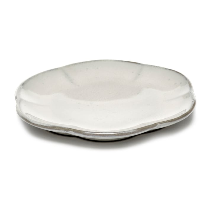 Inku ridged plate M 13.9 cm, White Serax