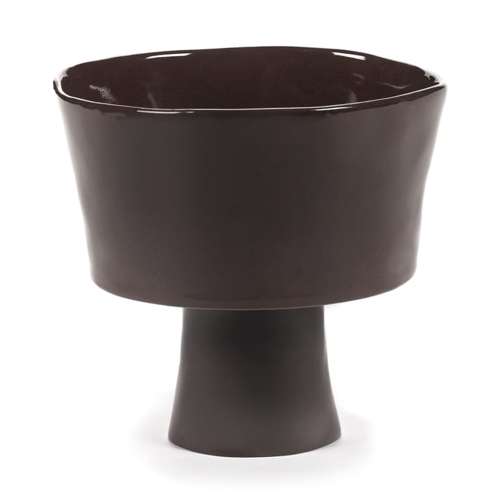 La Mère bowl on foot Ø18 cm - Ebony - Serax