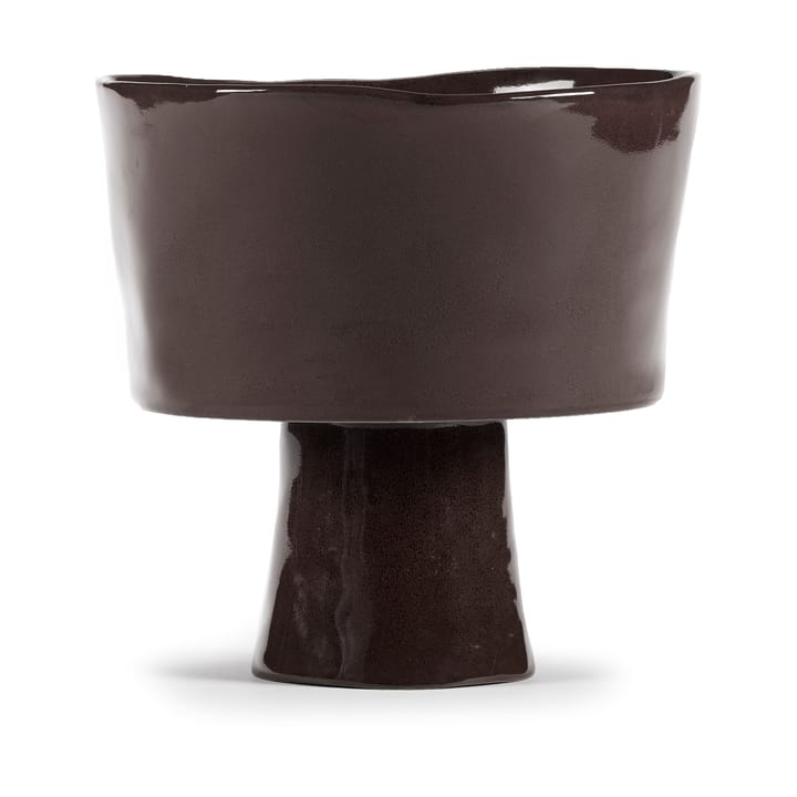 La Mère bowl on foot Ø18 cm, Ebony Serax