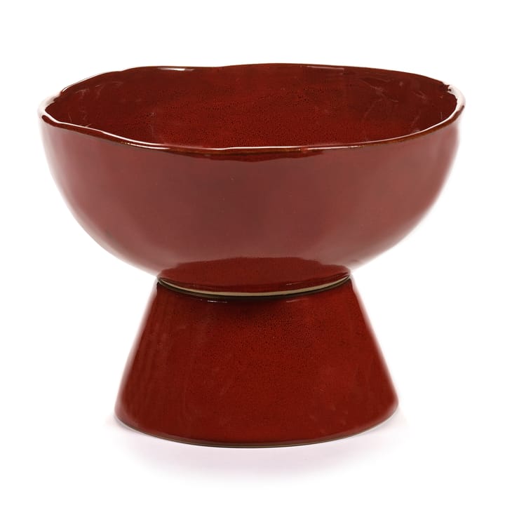 La Mère bowl on foot large Ø20.5 cm, Venetian red Serax