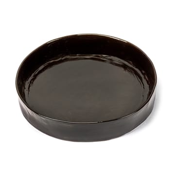 La Mère deep plate L Ø25 cm - Dark brown - Serax