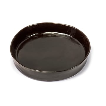 La Mère deep plate M Ø23 cm 2-pack - Dark brown - Serax