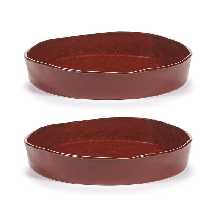 La Mère deep plate M Ø23 cm 2-pack, Venetian red Serax