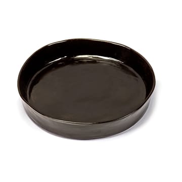 La Mère deep plate S Ø20 cm 2-pack - Dark brown - Serax