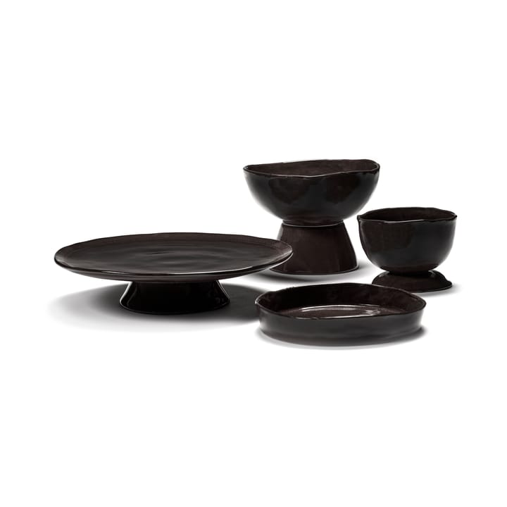 La Mère deep plate S Ø20 cm 2-pack, Dark brown Serax