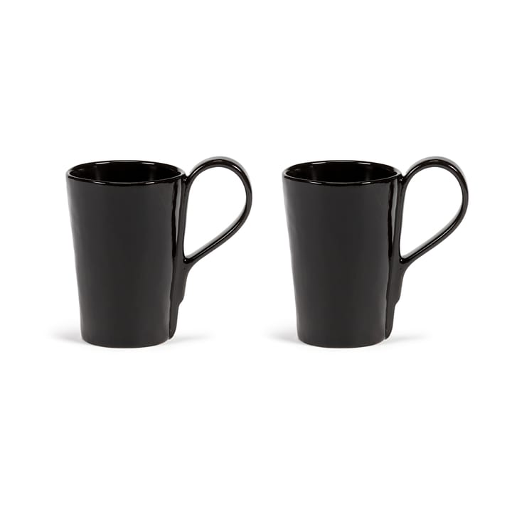 La Mère mug 33 cl 2-pack - Dark brown - Serax