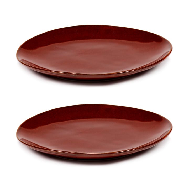 La Mère plate M Ø20 cm 2-pack, Venetian red Serax