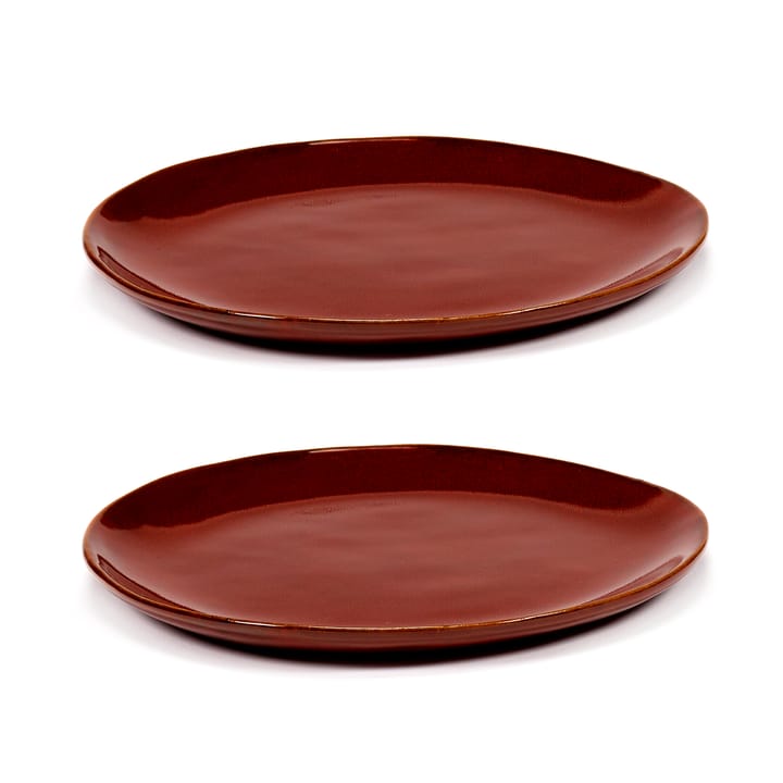 La Mère plate S Ø18 cm 2-pack, Venetian red Serax