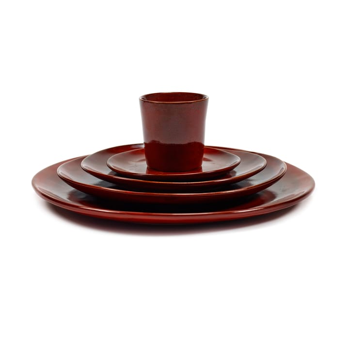 La Mère plate XL Ø27 cm 2-pack, Venetian red Serax