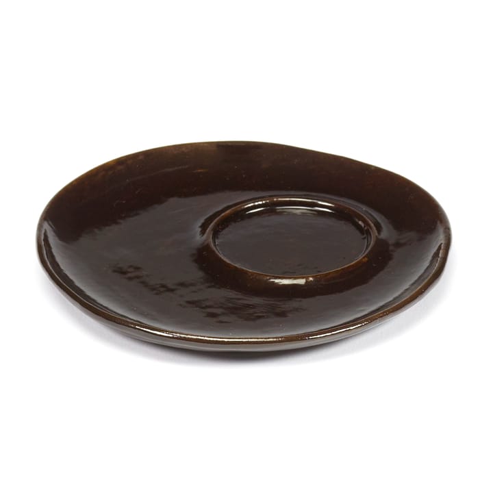 La Mère saucer for espresso cup Ø11 cm 2-pack, Dark brown Serax