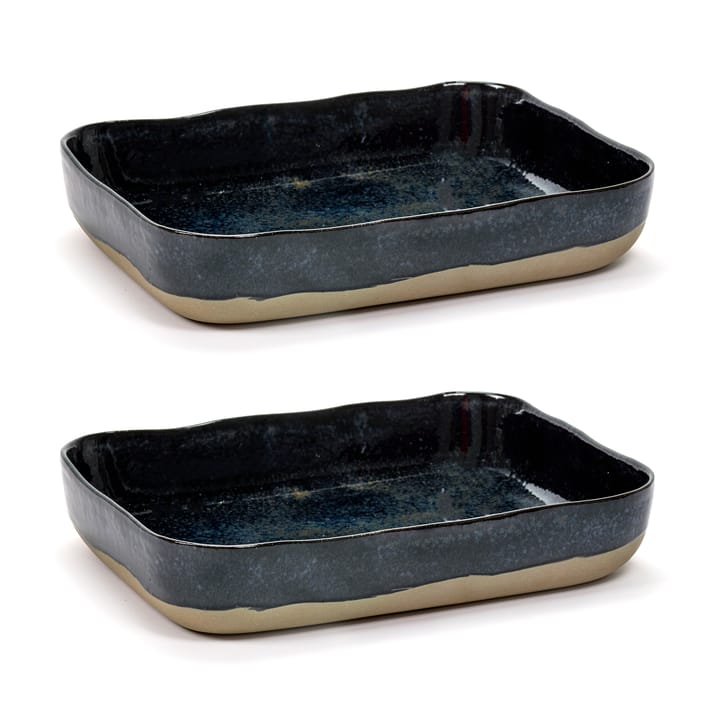 La Nouvelle Table baking dish No10 22x30 cm 2-pack - Dark blue - Serax