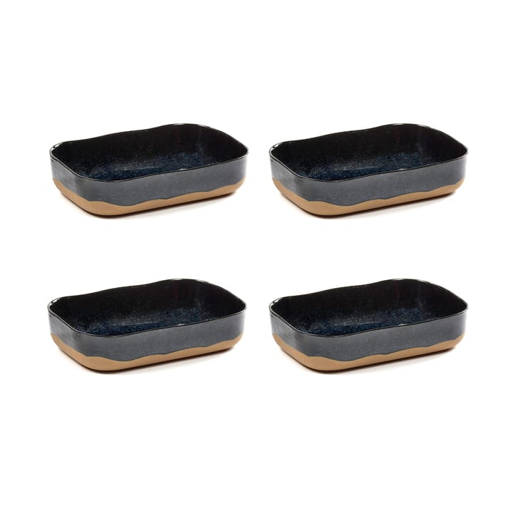 La Nouvelle Table extra deep saucer No5 L 4-pack, Dark blue Serax