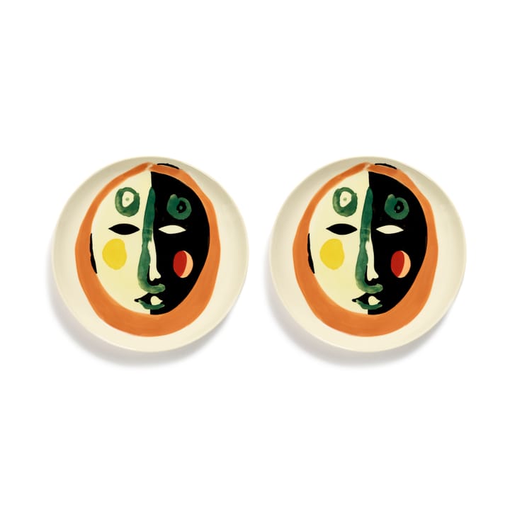 Ottolenghi Feast plate M Ø22 cm 2-pack - Face nr 1 - Serax