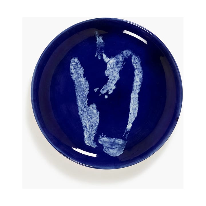 Ottolenghi Feast plate S Ø19 cm 2-pack, Dark blue-pepper white Serax