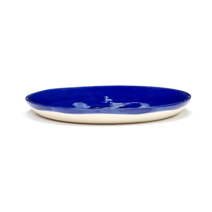 Ottolenghi Feast plate S Ø19 cm 2-pack, Dark blue-pepper white Serax