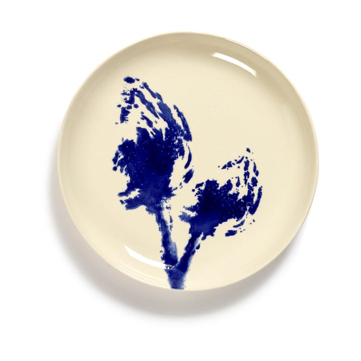 Ottolenghi Feast plate S Ø19 cm 2-pack, White-artichoke blue Serax