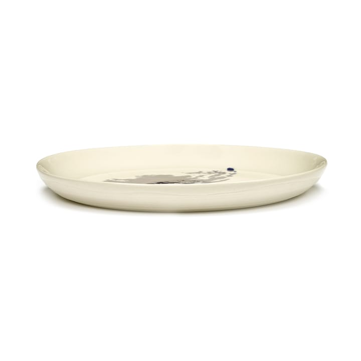 Ottolenghi Feast plate S Ø19 cm 2-pack, White-artichoke blue Serax