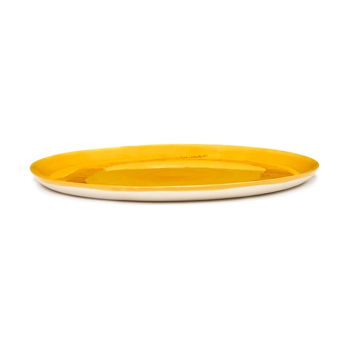 Ottolenghi Feast serving platter Ø35 cm, Yellow stripes-red Serax