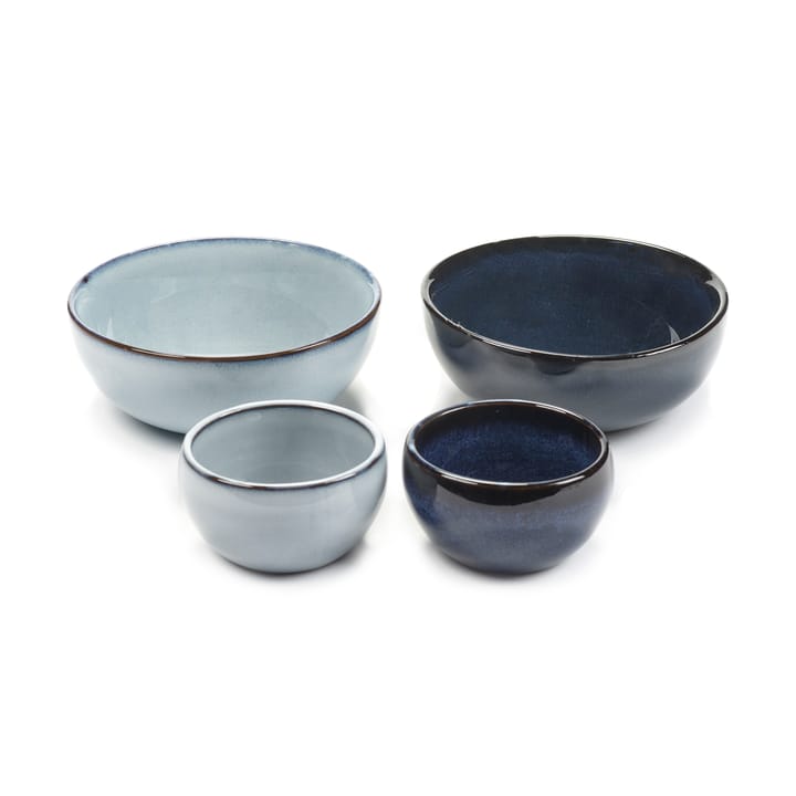 Pure apero bowl 4 pieces, Blue Serax