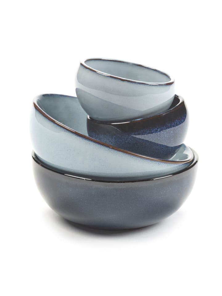 Pure apero bowl 4 pieces, Blue Serax