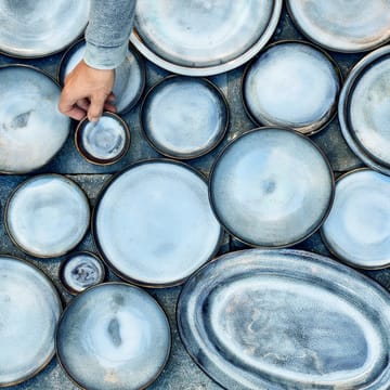 Pure Blue Glazed plate Ø20 cm - blue - Serax