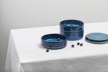 Pure bowls 3 pieces stackable 14 cm - Dark blue - Serax