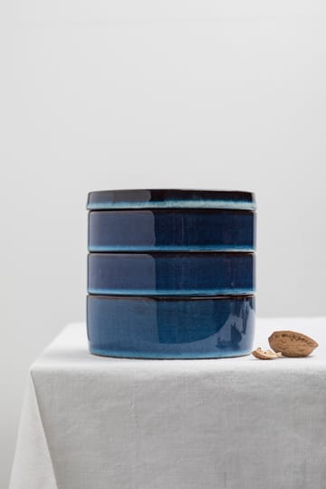 Pure bowls 3 pieces stackable 14 cm - Dark blue - Serax